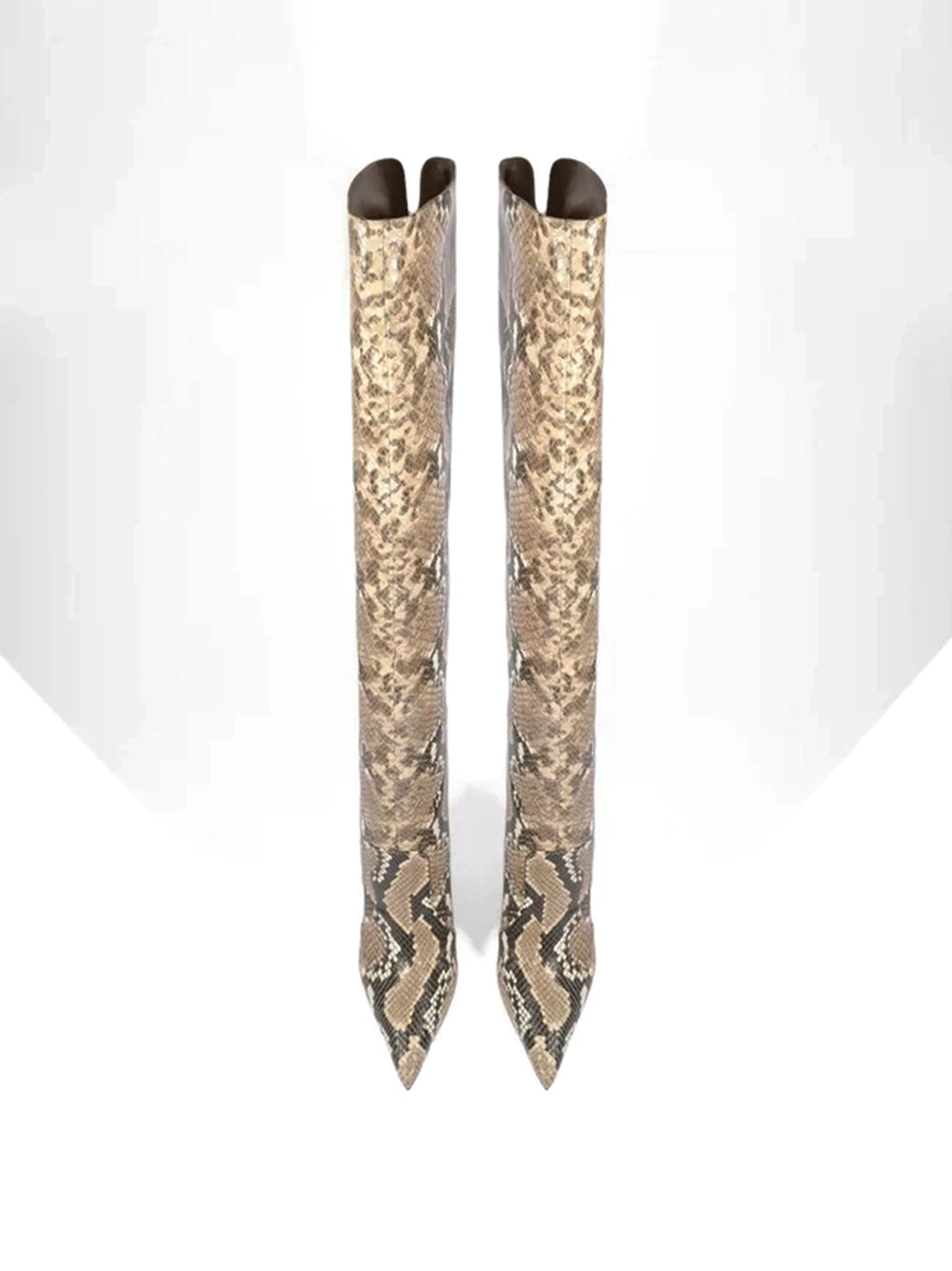 Bota Schutz em Animal Print e Cano Alto