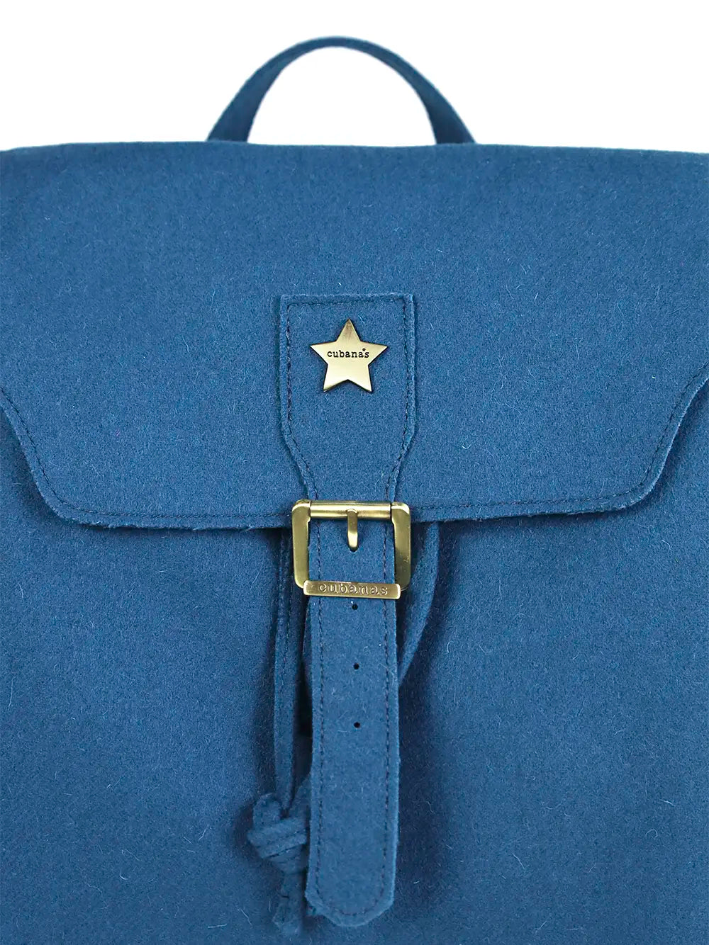 Mochila em Burel Azul