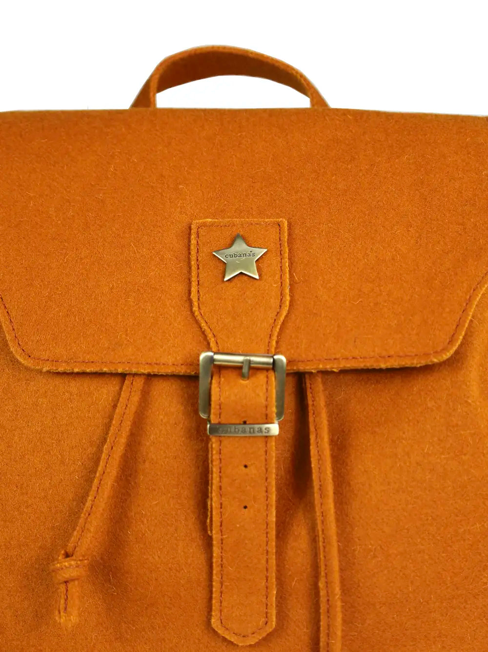 Mochila em Burel Laranja