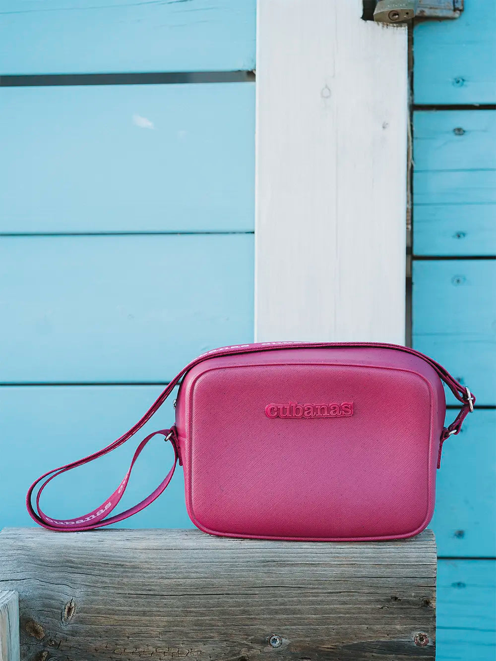 Mala Midi Rosa com Alça Tiracolo