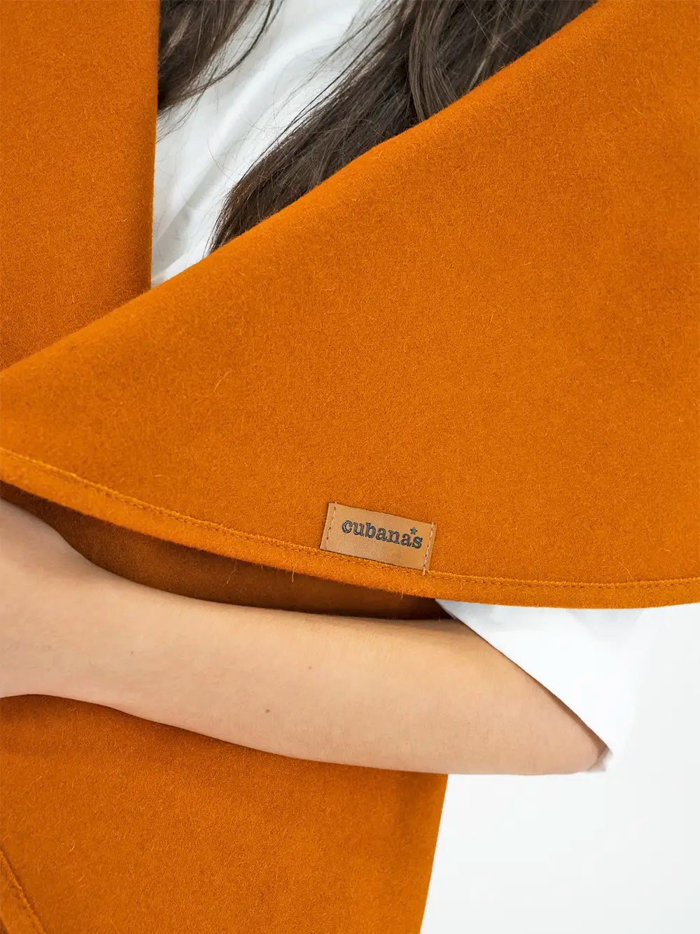 Orange Burel Cape