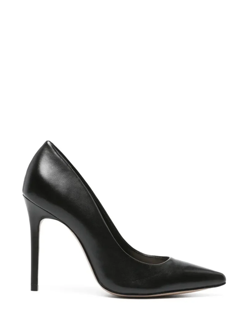 Scarpin Schutz Preto em Pele